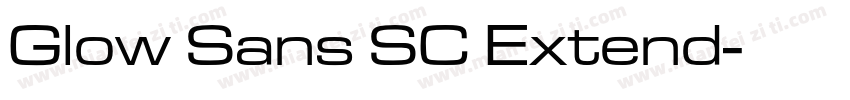 Glow Sans SC Extend字体转换